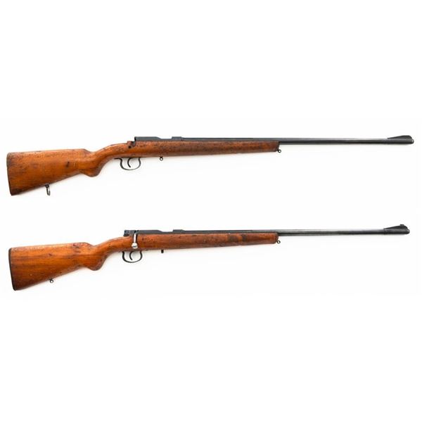 Lot of Two (2) Romanian UMC Cugir Bolt Action Single Shot .22 LR Training Rifles