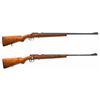 Image 1 : Lot of Two (2) Romanian UMC Cugir Bolt Action Single Shot .22 LR Training Rifles