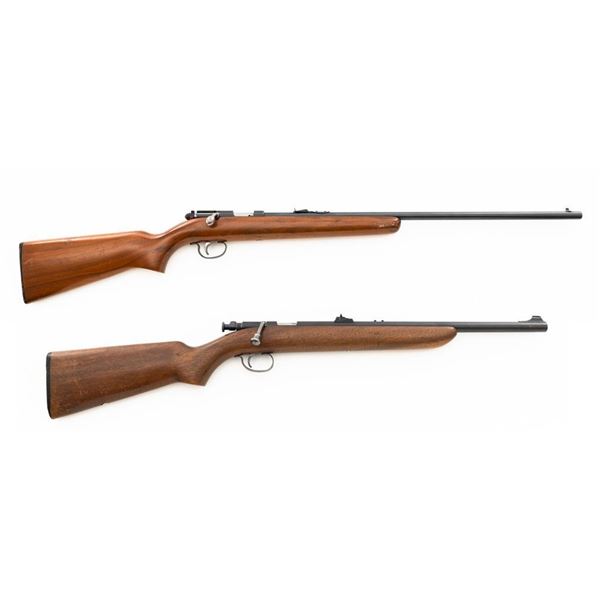 Lot of Two (2) Remington Single Shot Bolt Action Rifles