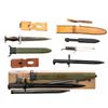Image 6 : Reproduction Lot of Three (3) Bayonets, Two (2) Knives, and Two (2) Frogs