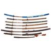 Image 1 : Lot of Eight (8) Reproduction Japanese Style Swords