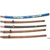 Image 2 : Lot of Eight (8) Reproduction Japanese Style Swords
