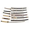 Image 1 : Lot of Six (6) Reproduction Japanese Swords