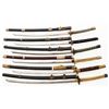Image 2 : Lot of Six (6) Reproduction Japanese Swords