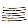 Image 8 : Lot of Six (6) Reproduction Japanese Swords