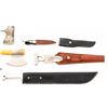 Image 4 : Vintage Buck Hatchet, Knife, and other Edged Items