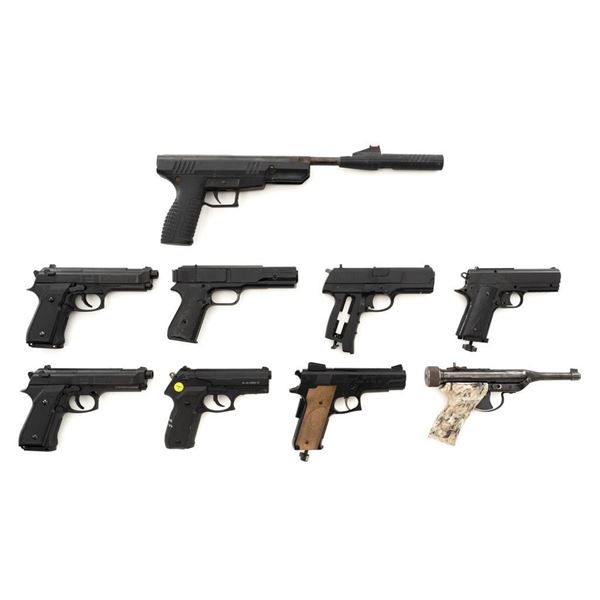 Lot of Nine (9) Air Pistols