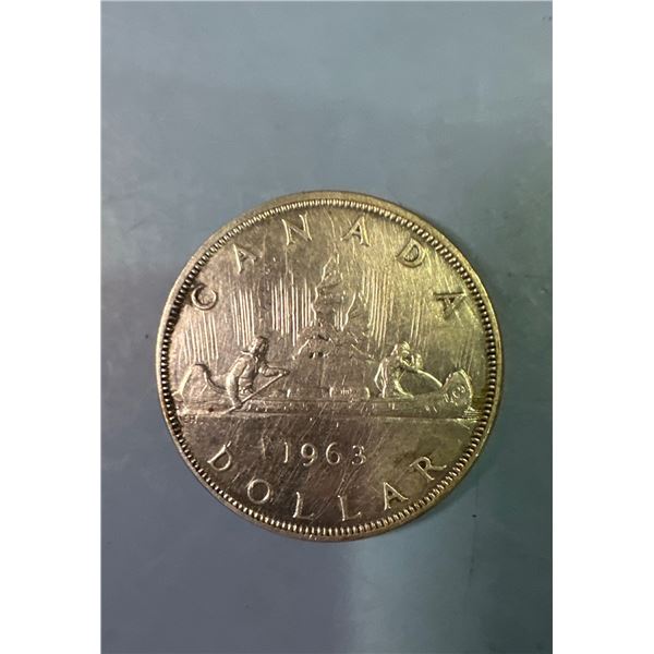 1963 Canadian Silver Dollar