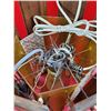 Image 3 : MCM Wooden Hanging Swag Lamp