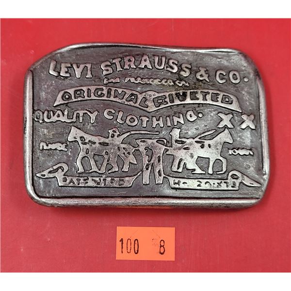 Metal Levi Strauss & Co. Belt Buckle