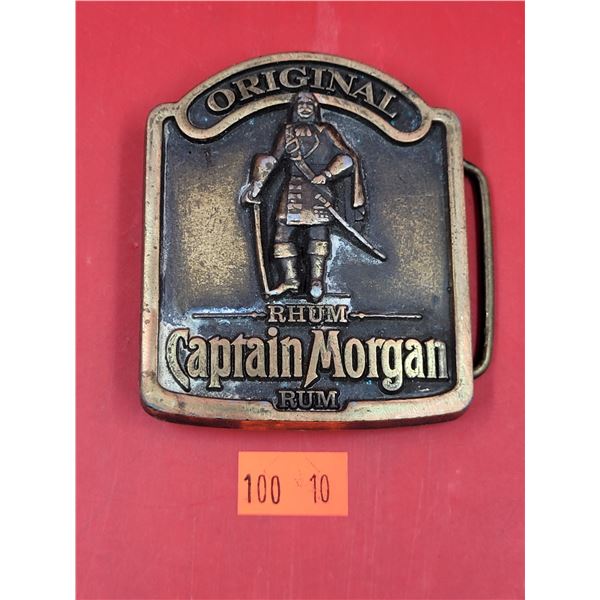 Metal Original Captain Morgan Rum Belt Buckle