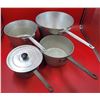 Image 1 : 4 Large VTG Aluminum Pots