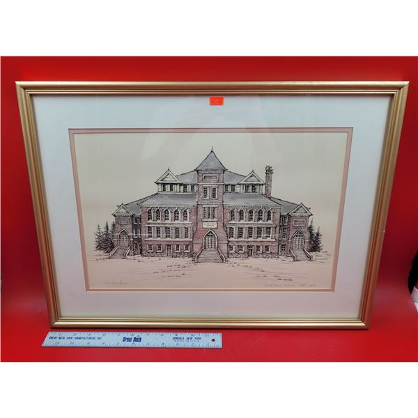 Framed "Northward School" Print by Alice Johnson