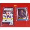 Image 1 : Cole Caufield Montreal Canadiens Rookie Card & Joe Sakic Quebec Nordiques Rookie Card