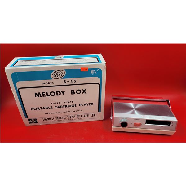AGS S-15 Melody Box Solid State Portable Cartridge Player