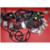Image 1 : Lot of Electronic Accessories w/ 4-Output VHF/FM Amplifier, 2-Way Splitter, Microphone, & More