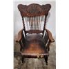 Image 1 : Antique Carved Oak Rocking Chair