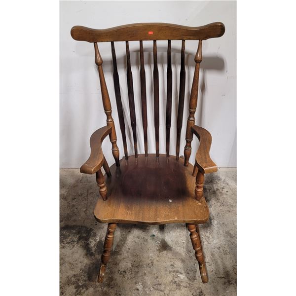 VTG Oak Rocking Chair