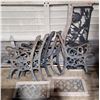 Image 1 : VTG Cast Iron Bench Sides & Pieces