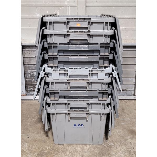 Lot of Attached-Top Storage Containers
