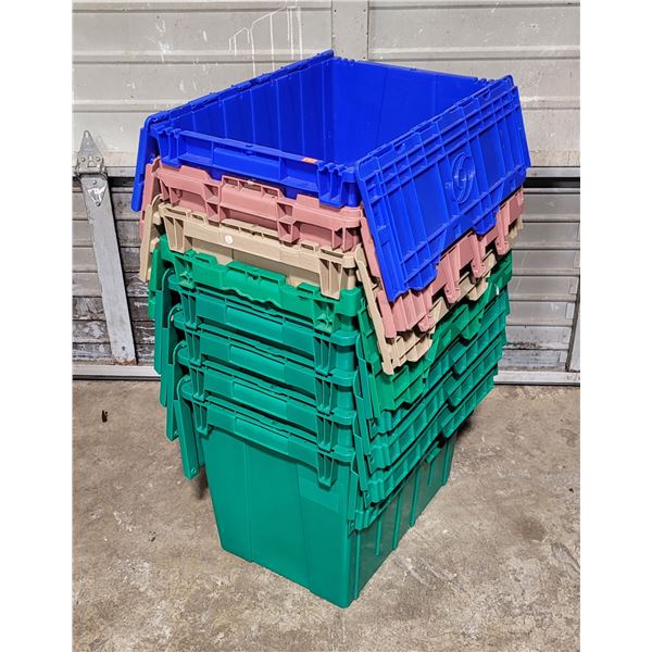 Lot of Attached-Top Storage Containers