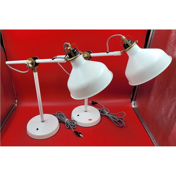 2 IKEA Ranarp Work Lamps