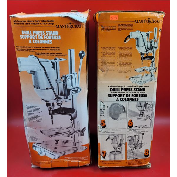 2 Mastercraft Drill Press Stands