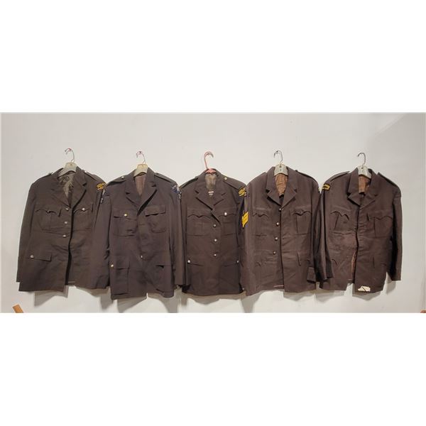 5 RCMP Uniform Jackets