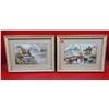 Image 1 : 2 VTG Framed Japanese Silk Embroideries