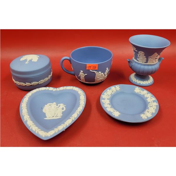 Wedgwood Lot Made in England w/ Plates, Trinket Dish, Teacup, & More