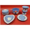 Image 1 : Wedgwood Lot Made in England w/ Plates, Trinket Dish, Teacup, & More