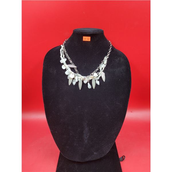 Feather & Stone Necklace
