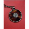 Image 2 : Tortoiseshell Pendant Necklace & Crocheted Pendant Necklace