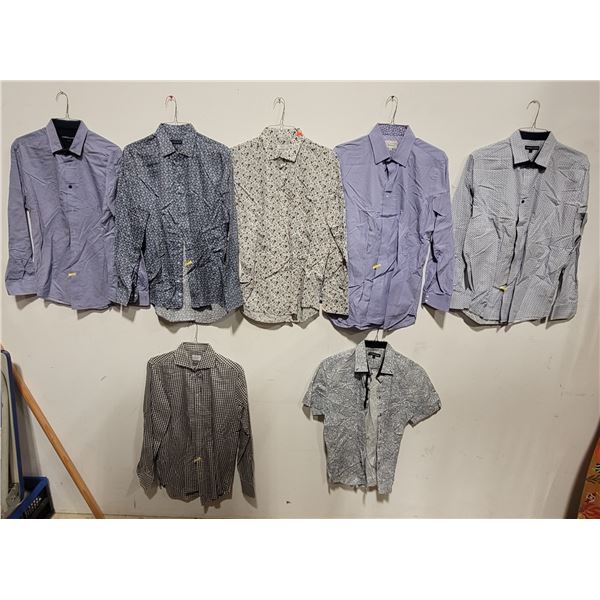 Men's Dress Shirt Lot w/ Ted Baker, Tarocash, & More