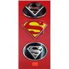 Image 1 : 3 Metal Superman Belt Buckles