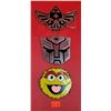Image 1 : Zelda, Transformers, & Oscar The Grouch Metal Belt Buckles