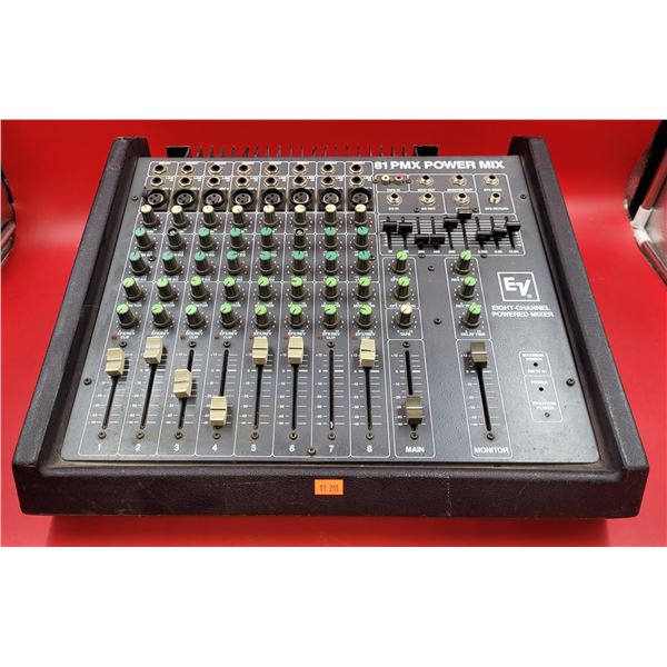EV Eight-Channel Powered Mixer
