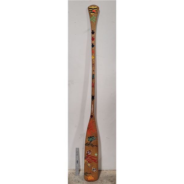 Hand-Painted Wooden Paddle