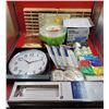 Image 1 : Home & Kitchen Lot w/ Fall Tablecloth, Shoe Rack, Serving Bowls, & More