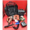 Image 1 : Assorted Tool Lot w/ Husky Tool Backpack, Jigsaw, Painter's Tape, & More