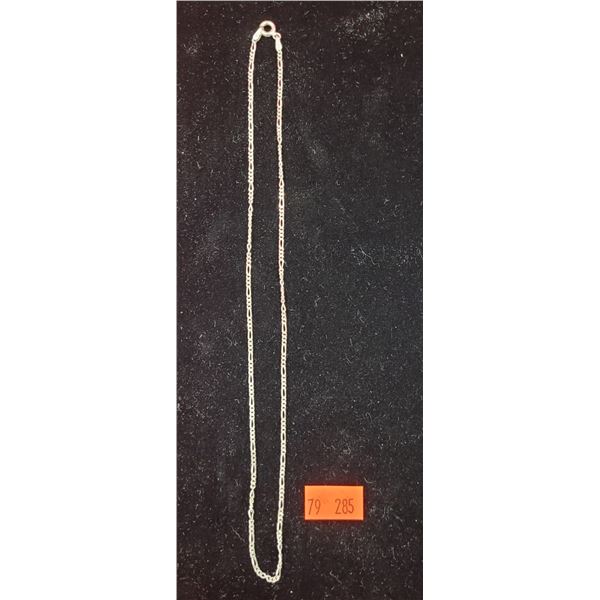 Italian Sterling Figaro Chain