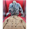 Image 1 : Banana Republic Short Trench Coat & J. Crew Button-Up Jacket