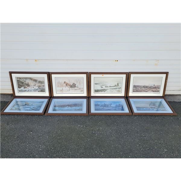 Lot of Assorted Framed Prints by Crittenden