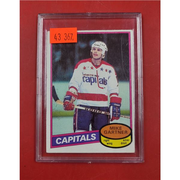 Mike Gartner Capitals Hockey Card