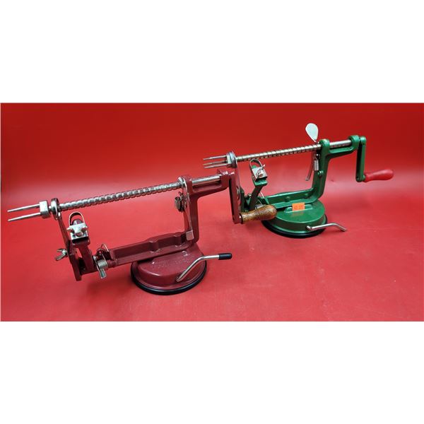 2 Apple Peelers/Corers/Slicers