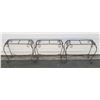 Image 1 : 3 Metal Outdoor Tables (Frames Only- No Glass)