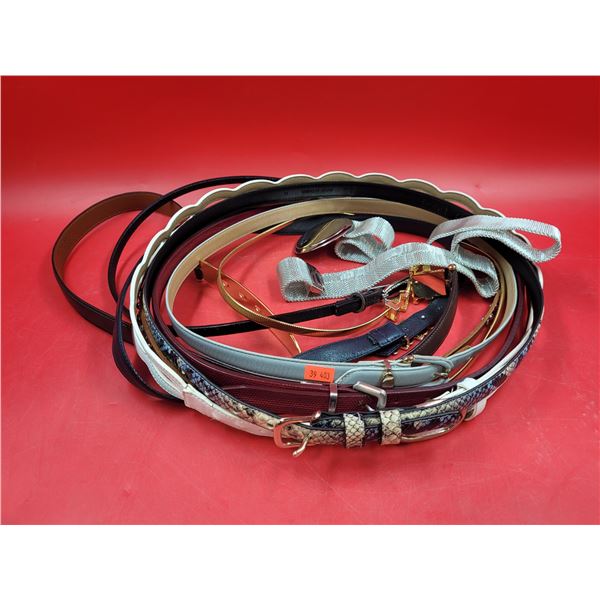 Ladies Belt Lot w/ Banana Republic, Tommy Hilfiger, Ralph Lauren, & More