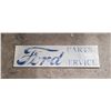 Image 1 : Metal Ford Parts & Service Sign