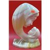Image 1 : Hand Carved White Marble Madonna Mother & Child (Mary & Jesus) Sculpture