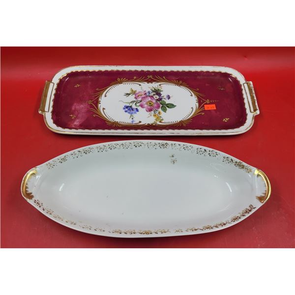 2 Limoges & Hemsley's Dishes Made in France